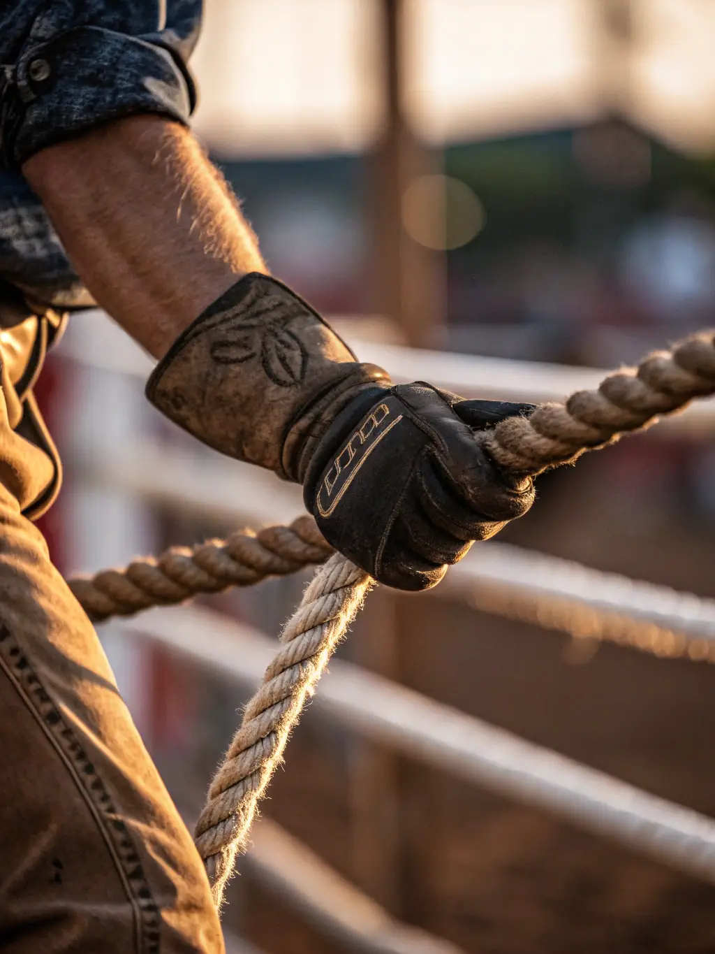 A close-up shot of a rider's hands expertly handling the reins during a western riding lesson, showcasing precision and control.