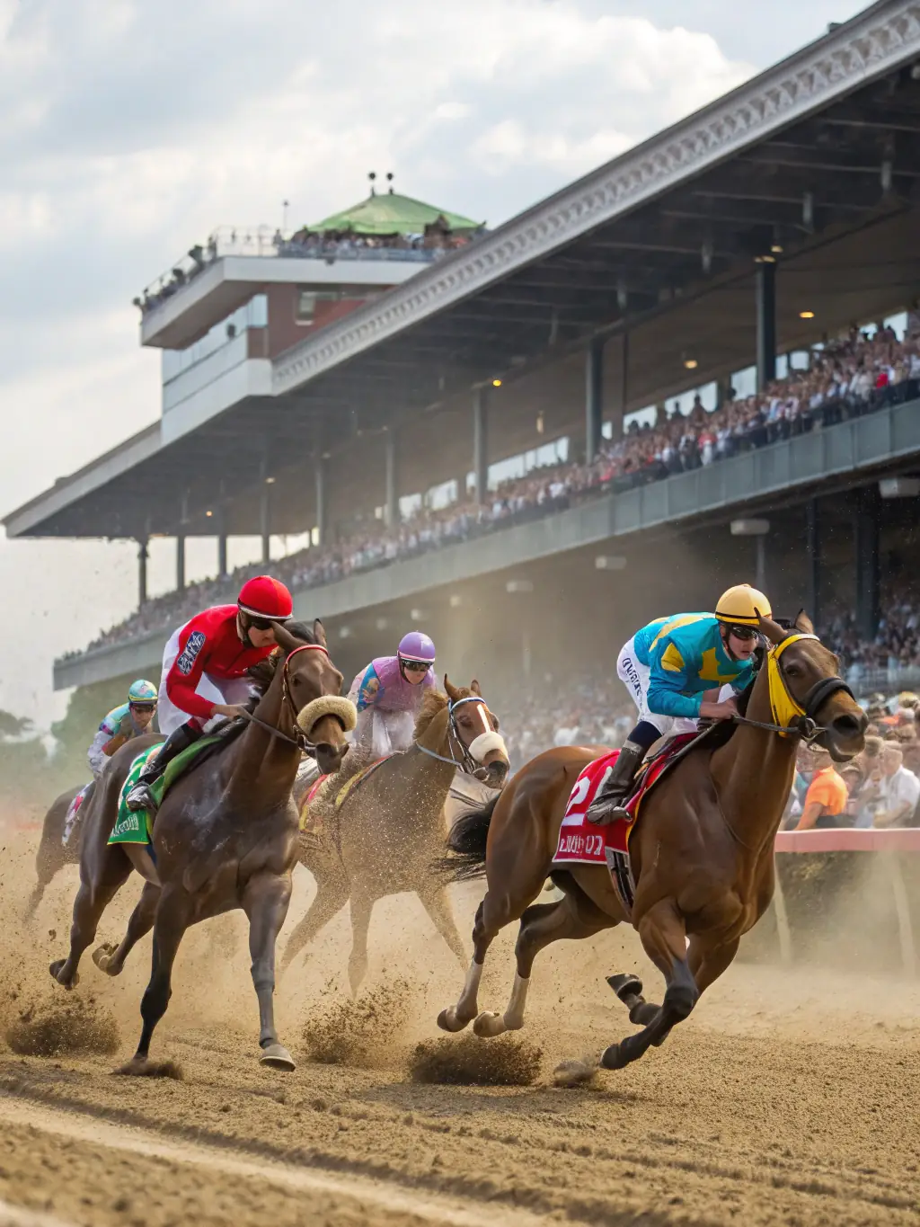A dynamic image of a horse and rider executing a barrel racing pattern, demonstrating speed and agility in a competitive setting.